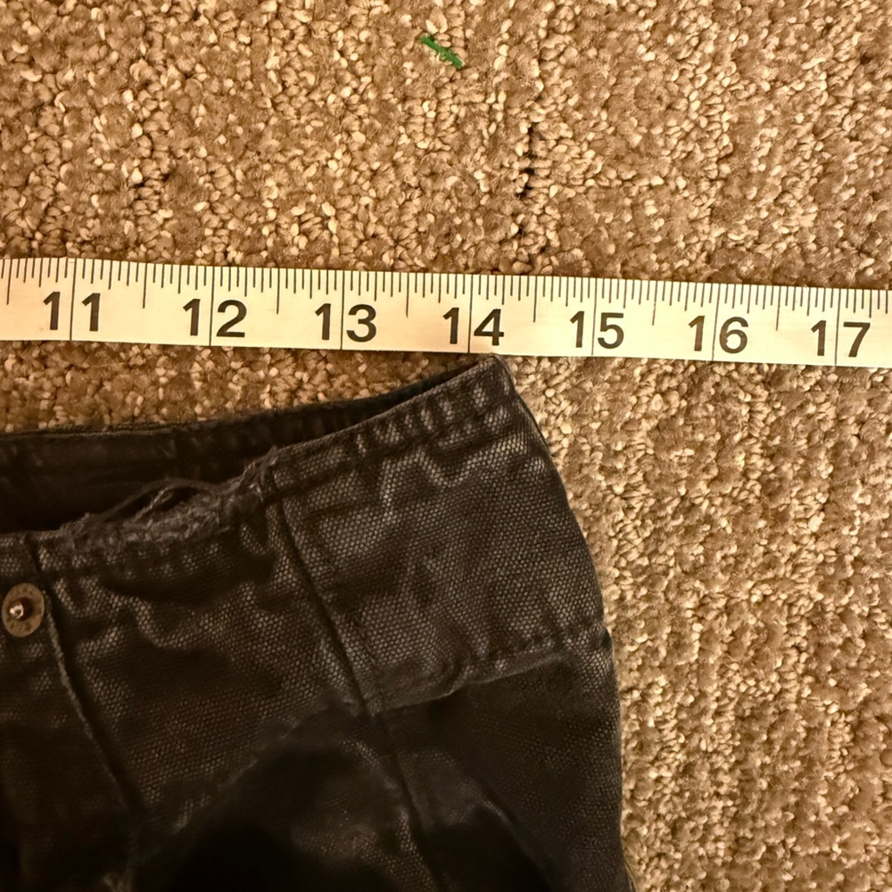Free People Supersonic Pants 100% Cotton Slim Fit Straight Barrel Black Size 6 - Picture 12 of 14